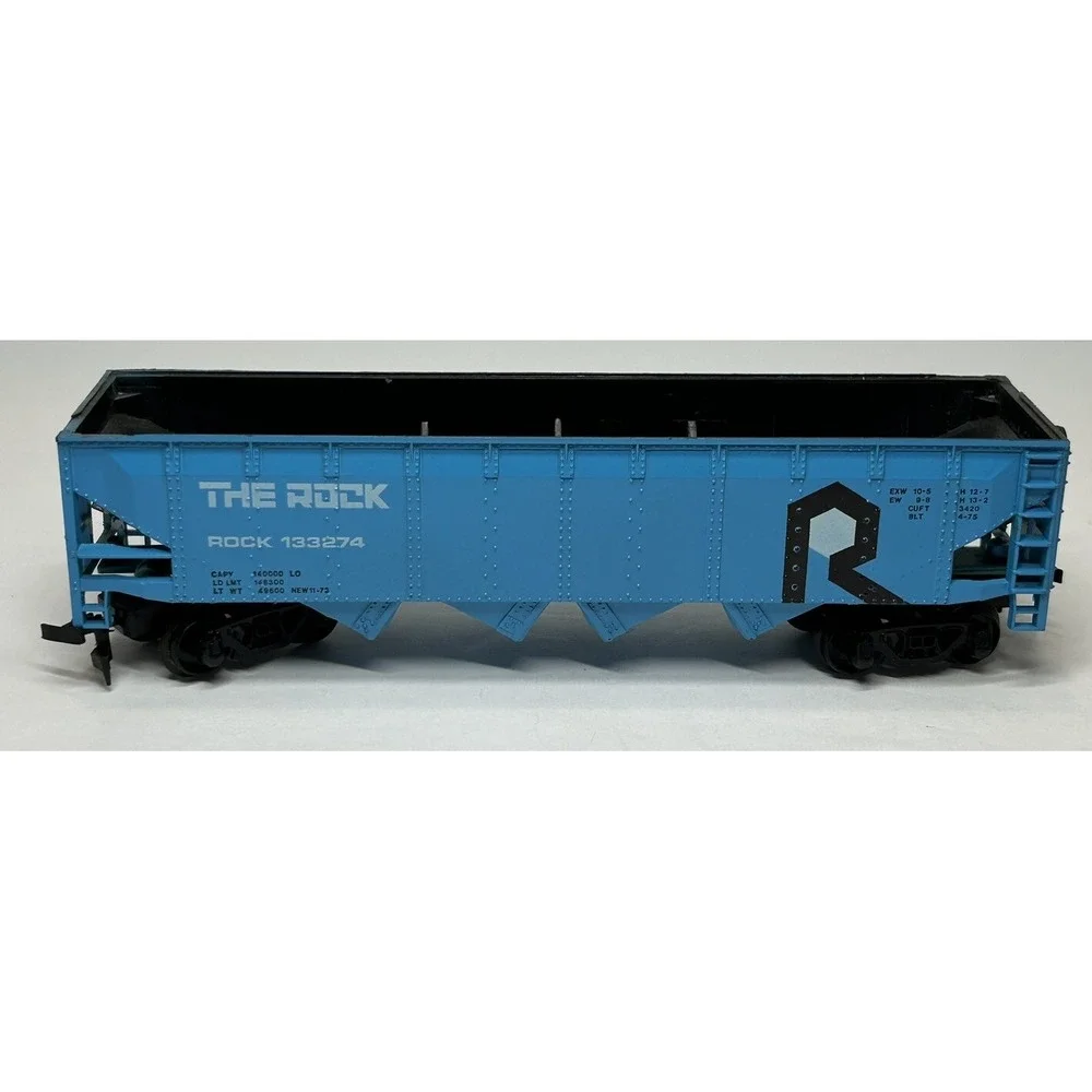 Bachmann‎ HO Scale #1029 42' Open Quad Offset Hopper Rock Island EUC